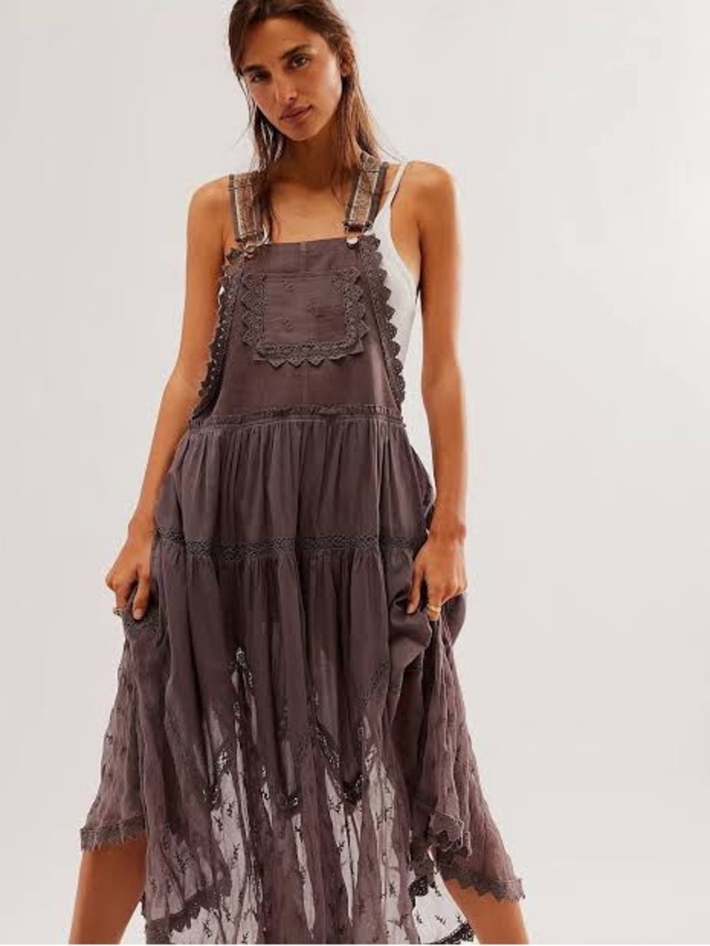 FREE PEOPLE Trails End Skirtall, Size S